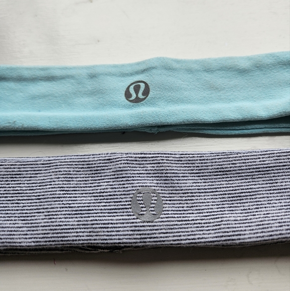 Lululemon Aqua and Gray Headbands - Picture 4 of 8